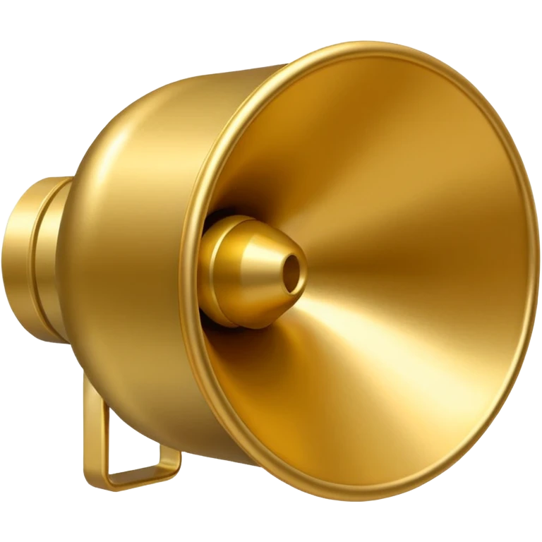 create a emoji of loudspeaker in gold color which based on this->📢 emoji