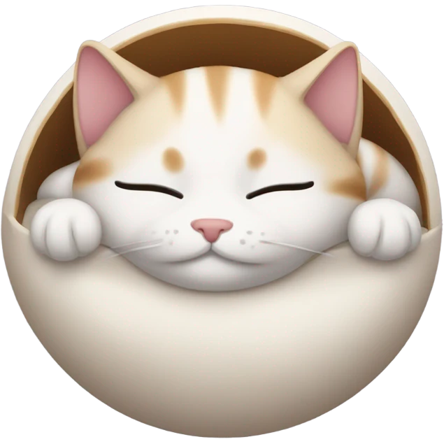 Sleeping cat emoji