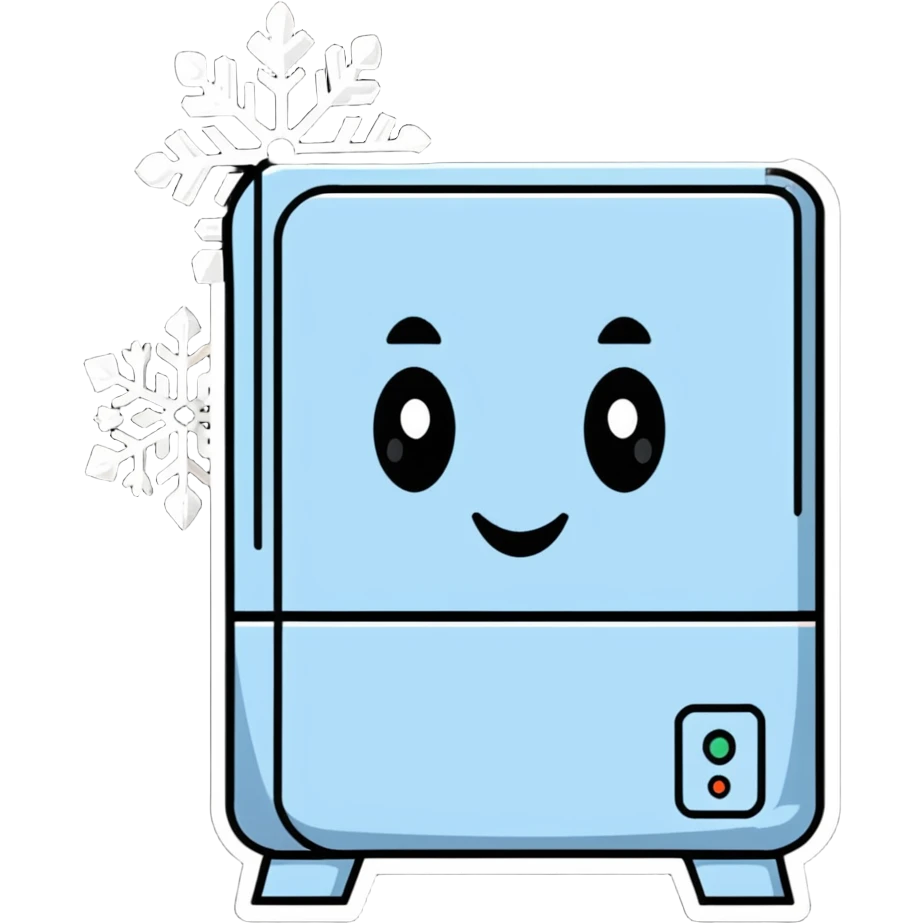 split system air conditioner with snowflake symbol emoji