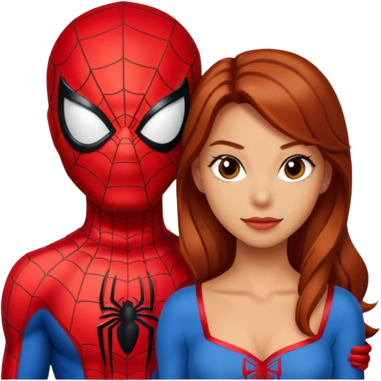 Spiderman and mary jane emoji