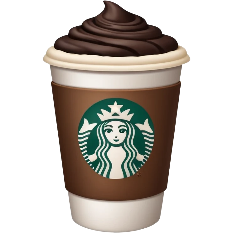 Starbucks, coffee, love emoji