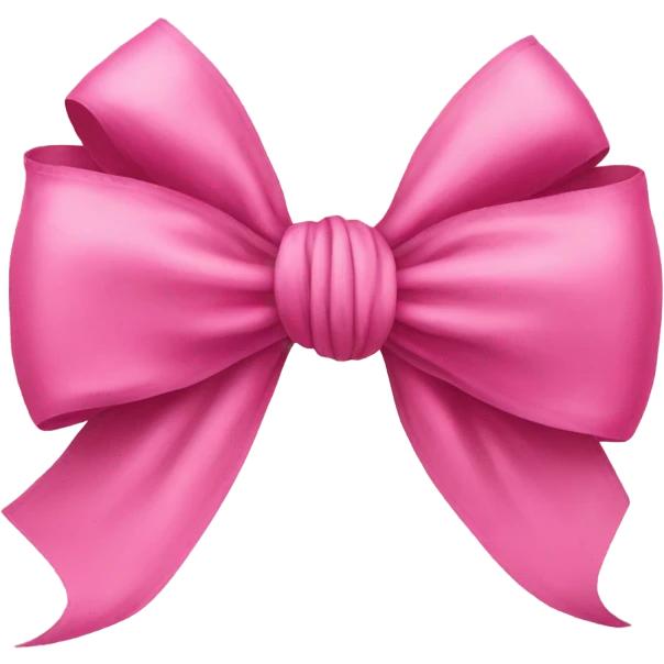 Pink bow emoji