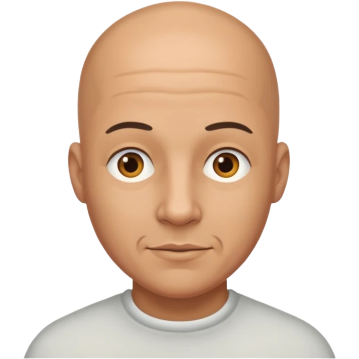 bald man emoji