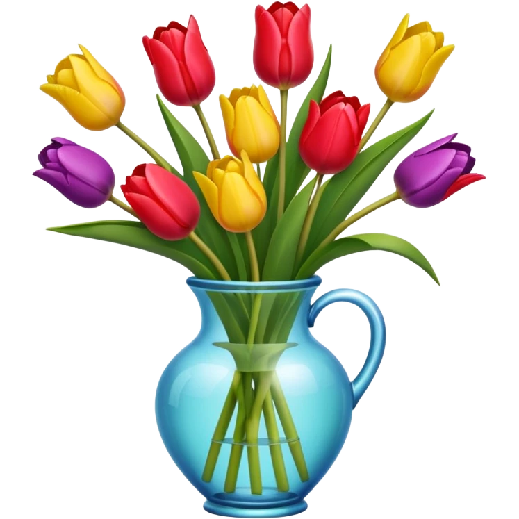 pretty tulips  emoji