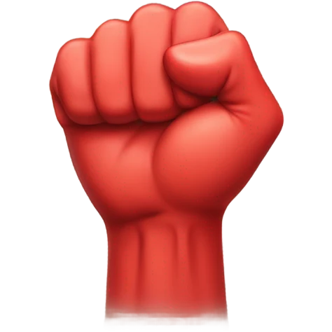 red fist emoji