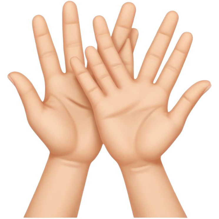 mám radost vyjádřeno rukama emoji