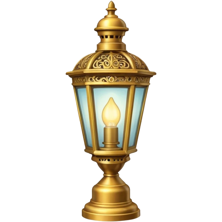 victorian gas lamp emoji