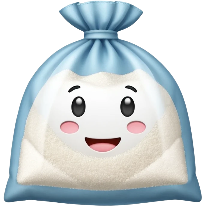 bag of sugar no face emoji