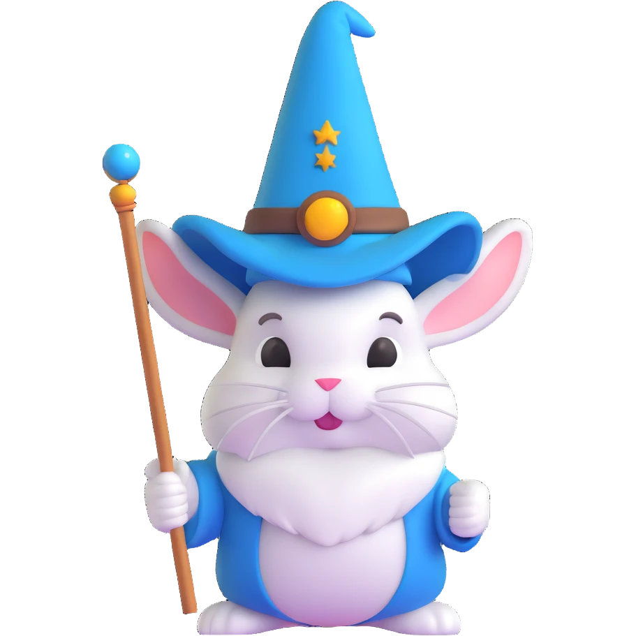 wizard rabbit emoji