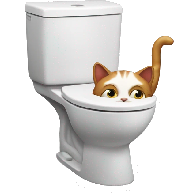 Skibbity toilet with cat emoji