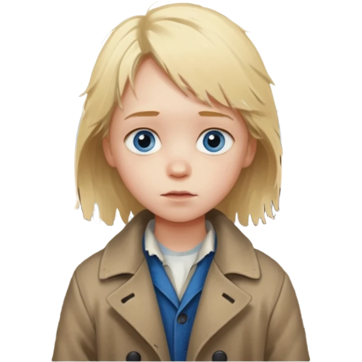 You are a poor child in a small German town, waking each day to the cold streets and the echo of factory whistles that never seem to stop. emoji