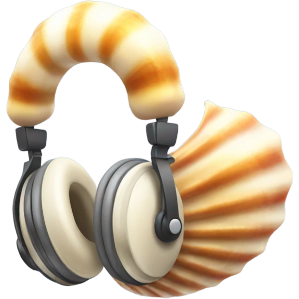 seashell headphones emoji