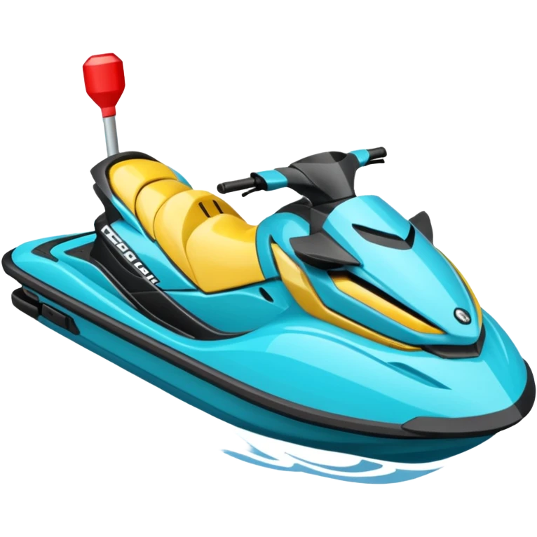 moto de agua turquesa emoji