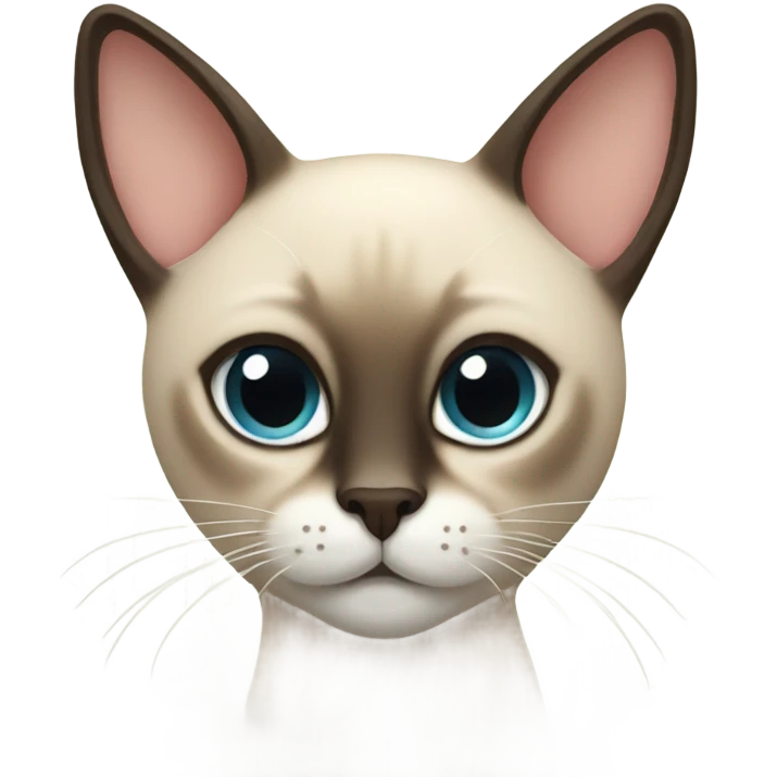 Siamese cat with antlers emoji
