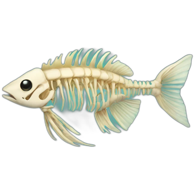 fish skeleton emoji