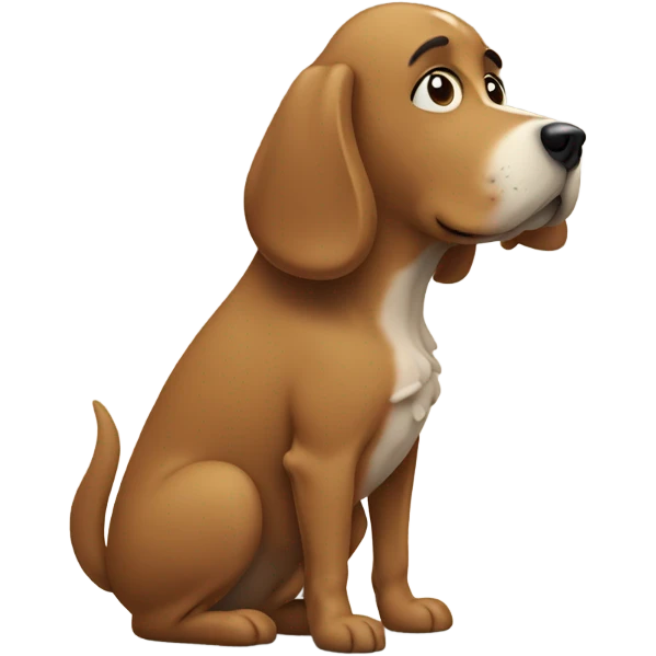 dog pooping emoji