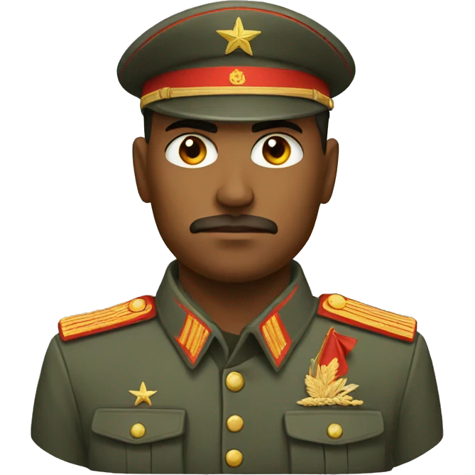 ussr soldier serious  emoji