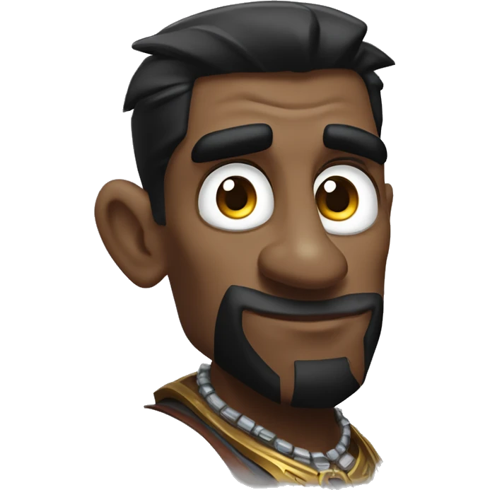 Warcraft Messi gem collector in Uncle Scrooge style, mysterious eyes, intricate lips, masterpiece pose emoji