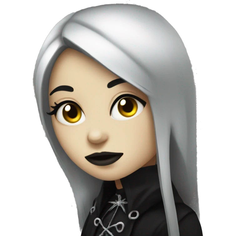 gothic girl emoji