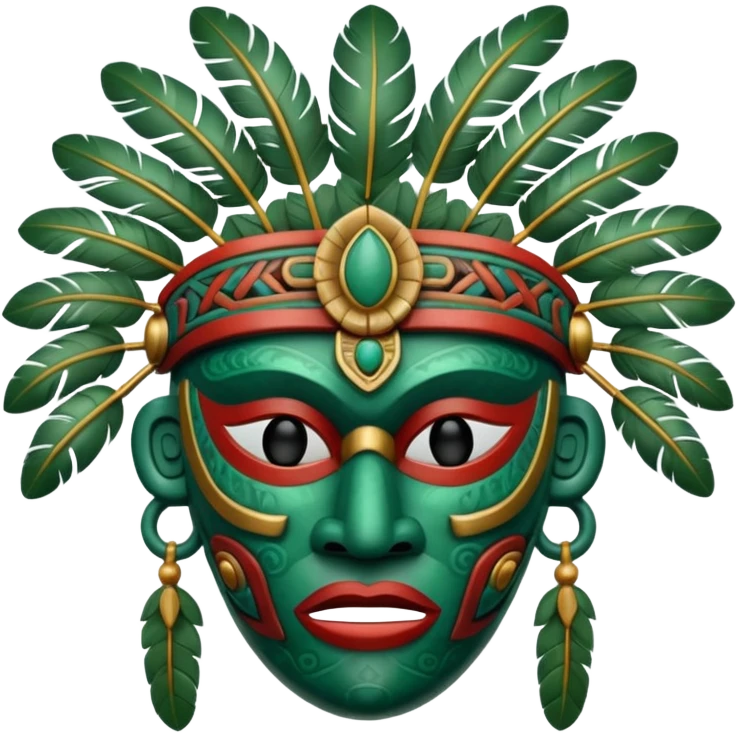 Mayan Warrior Mask emoji