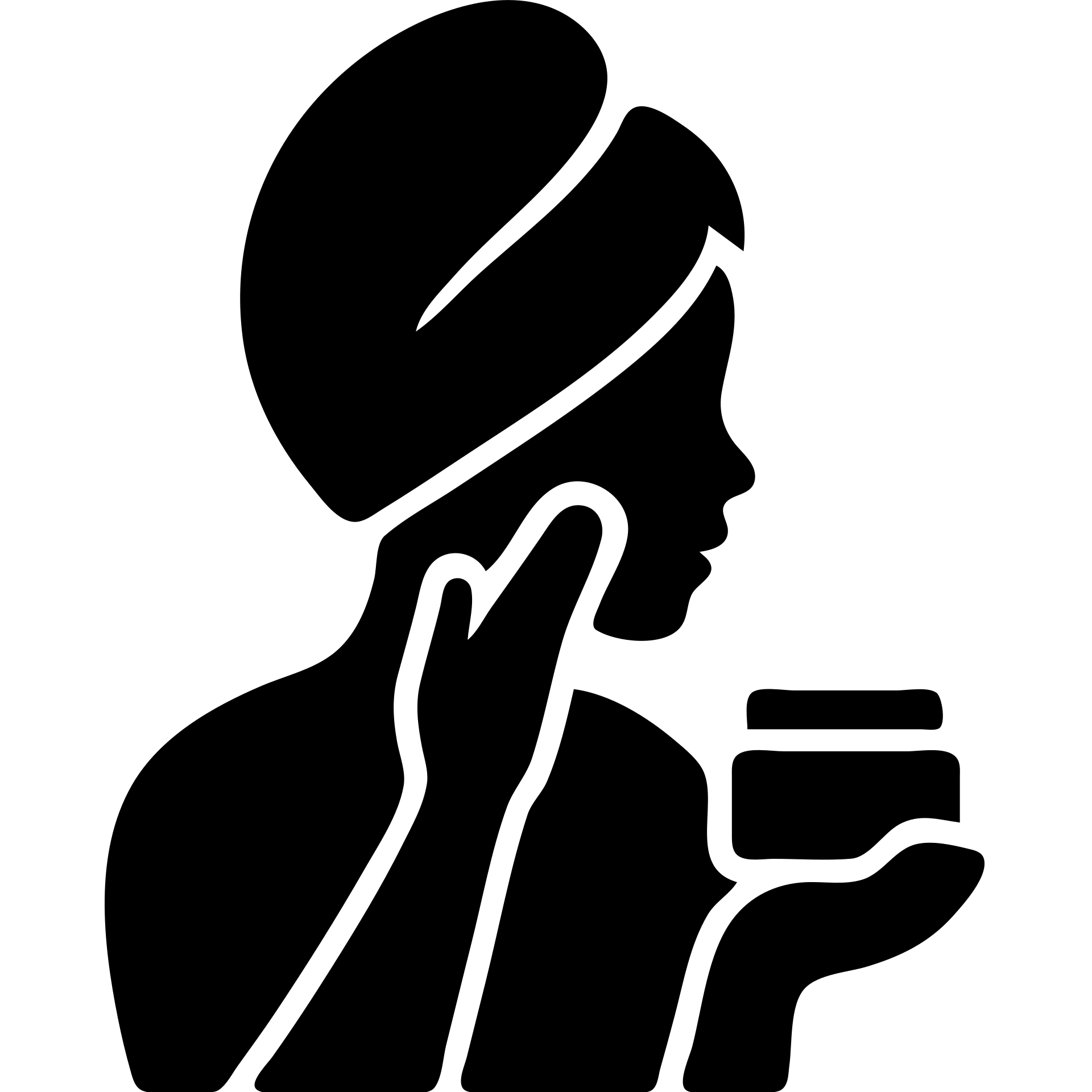 girl making skincare, solid filled icon, simple silhouette emoji