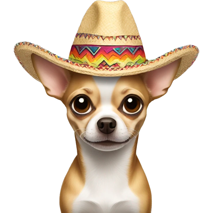 chihuahua in sombrero emoji