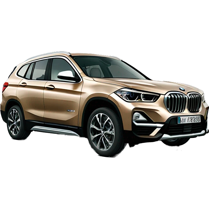 Bmw x1 2020 with leather beige seats  emoji
