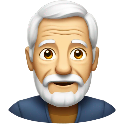 Old man beer emoji