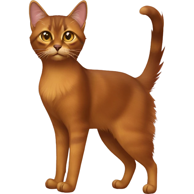 Somali Cat Full Body emoji