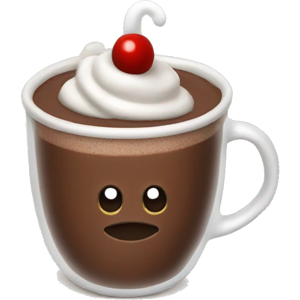 christmas hot chocolate  emoji