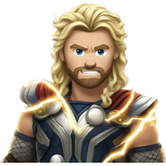 thor lightning emoji