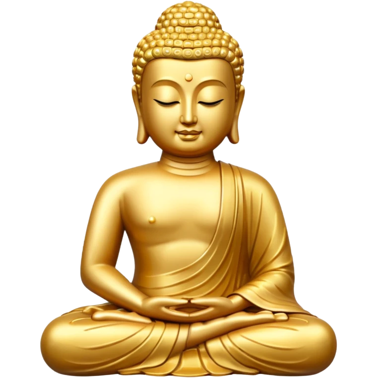 Golden Buddha emoji