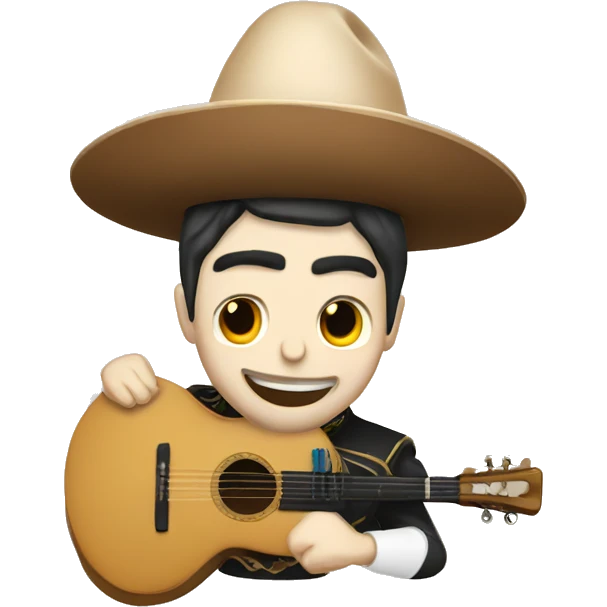 emoji mariachi de tez blanca  emoji