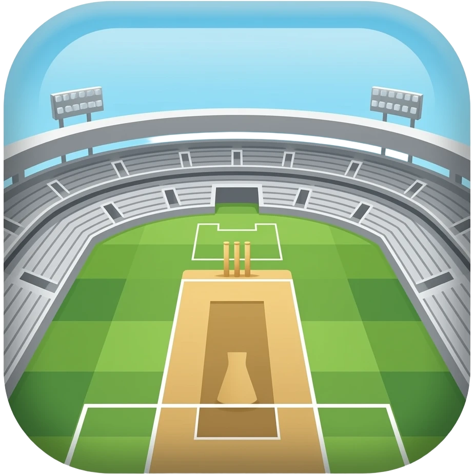 cricket stadium emoji icon emoji