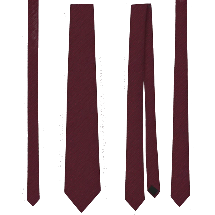 Create maroon tie emoji