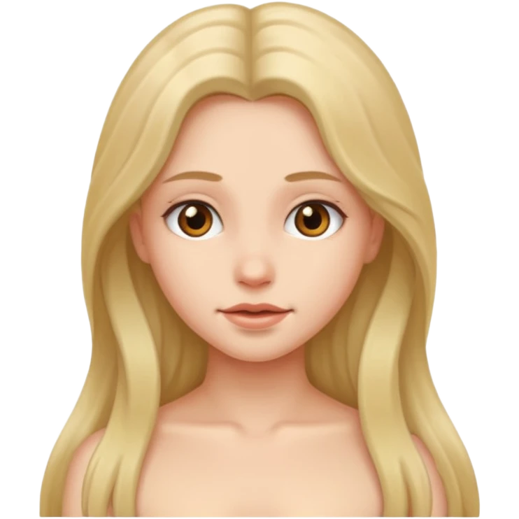 Une fille nues emoji
