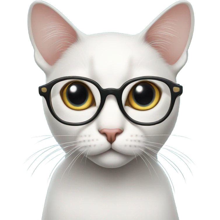 The Cat with the glasses emoji