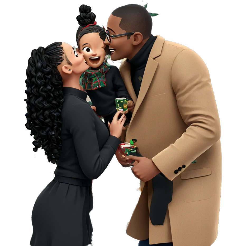 christmas cheer with friends emoji