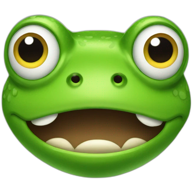 Angry frog emoji