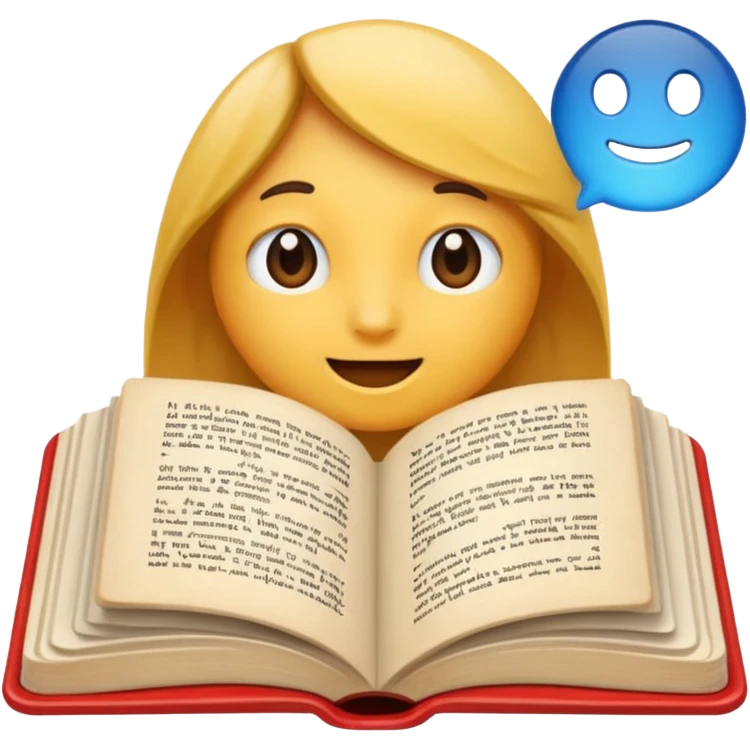 Libro y voces emoji