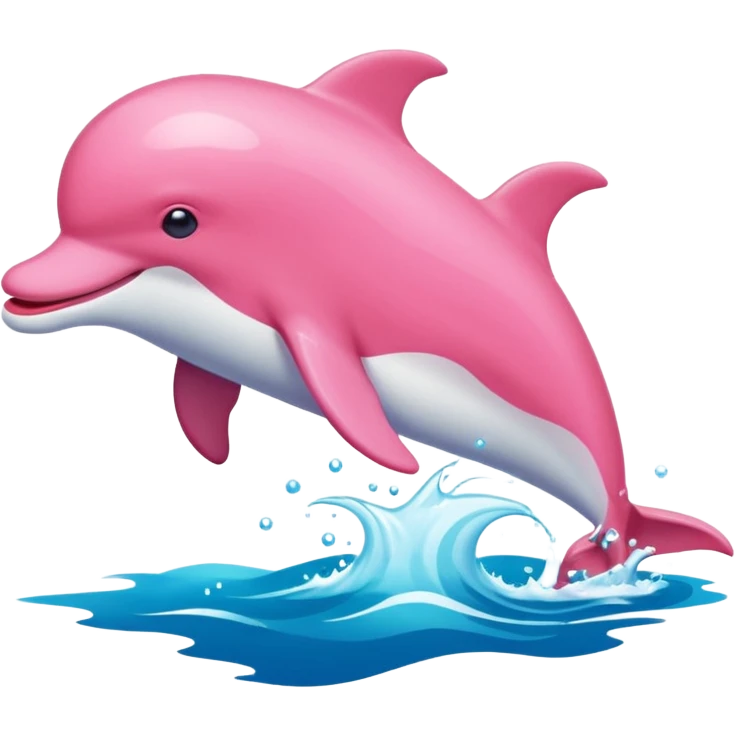 Pink dolphin  emoji