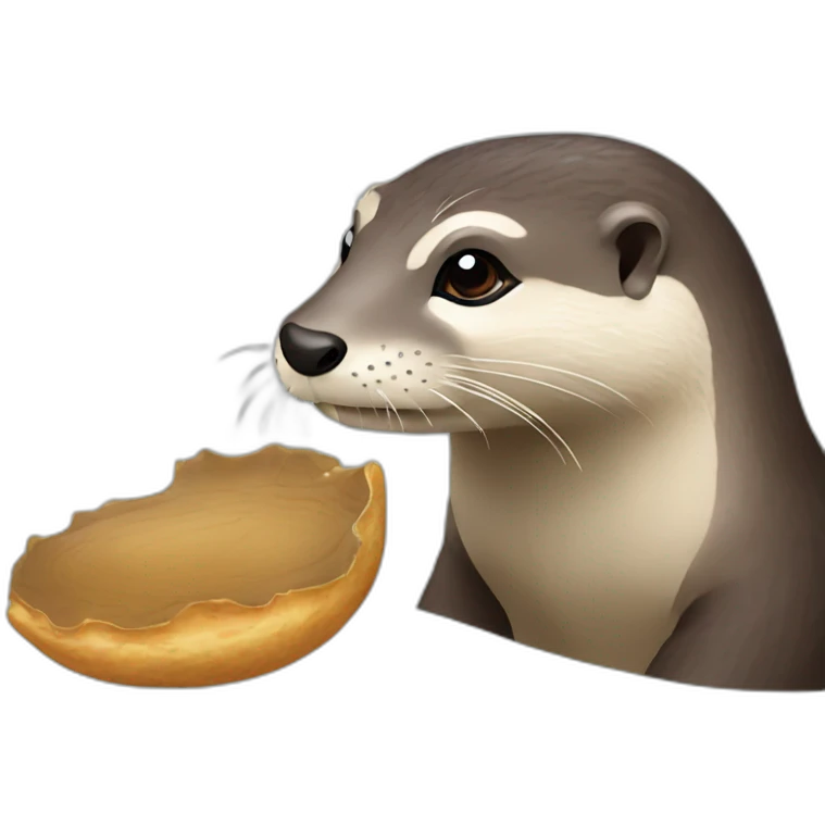 Loutre sur tortu emoji