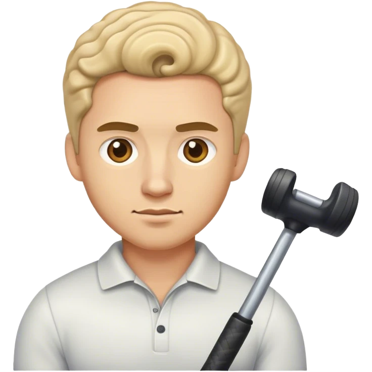 Crush me, curling man emoji