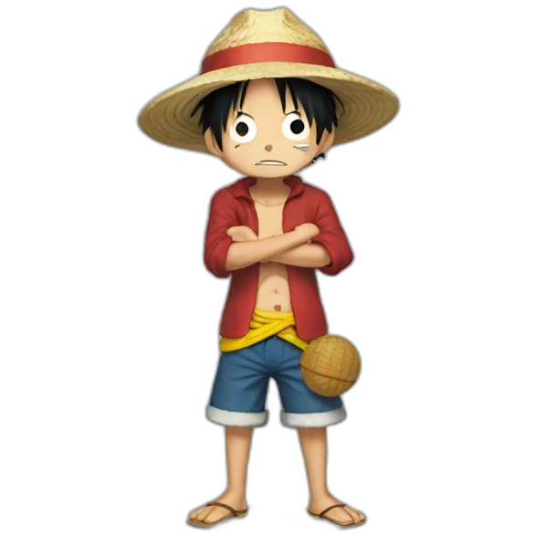 Hate of luffy emoji