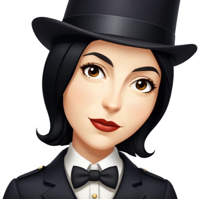 Detective with a tophat emoji