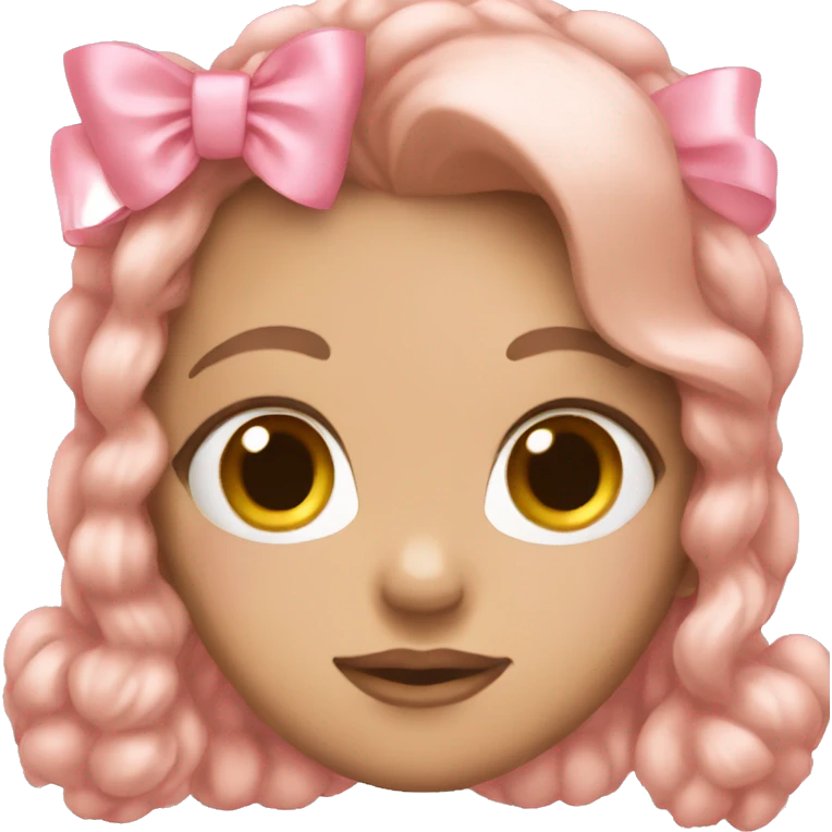 Babypink bow emoji