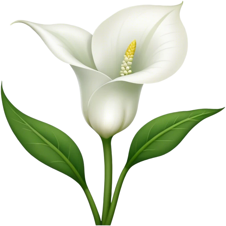 Zantedeschia aethiopica plant emoji