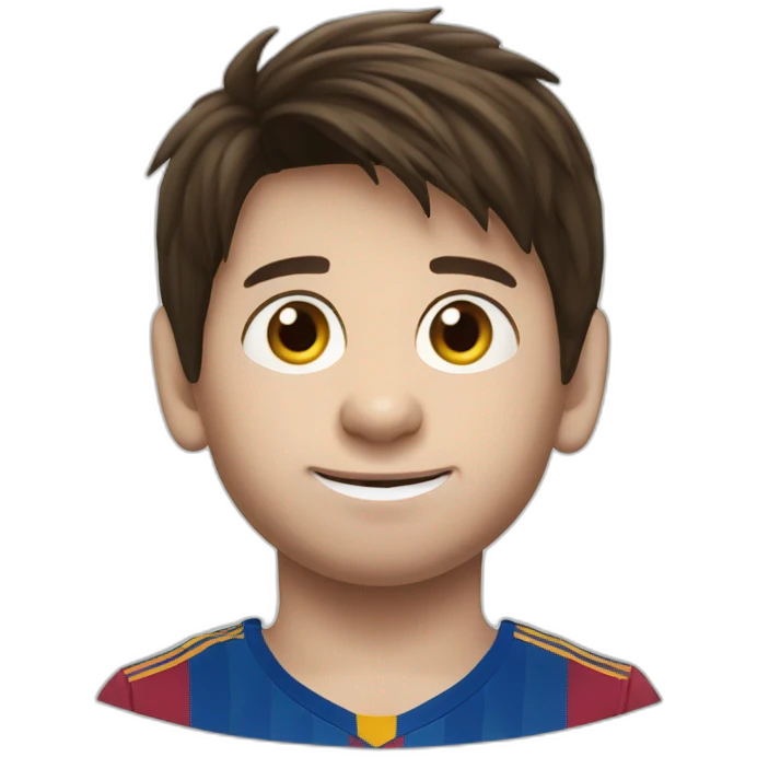 lionel messi as small boy emoji