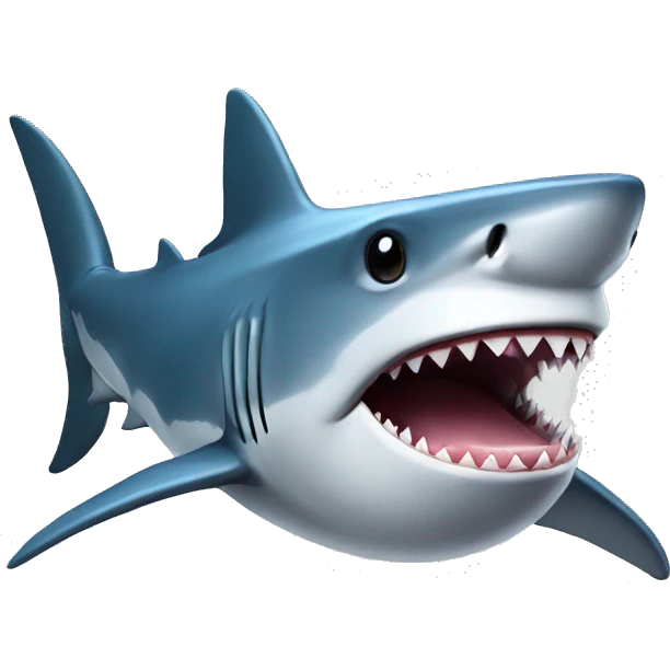 shark with a hat emoji