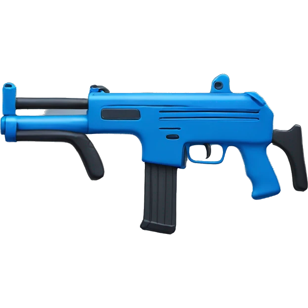 Blue smg emoji